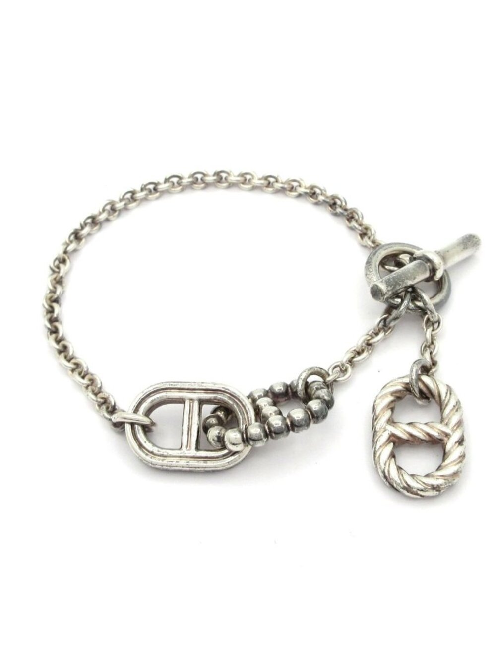 Hermes Bracelet Chaine D'ancre Parade Silver